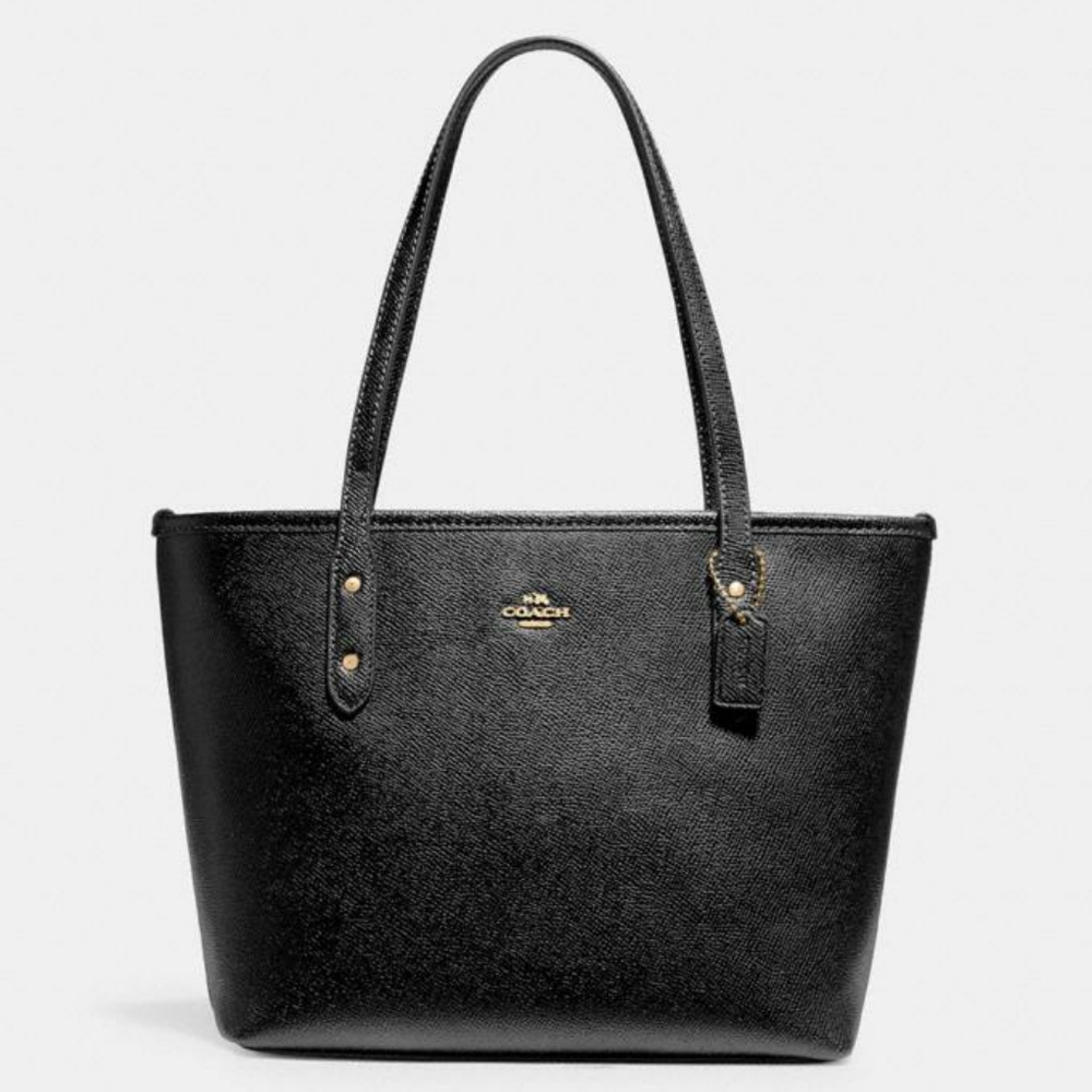 ⭐NEW⭐ Black Coach Mini City Zip Tote